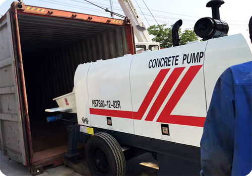 concrete trailer pump