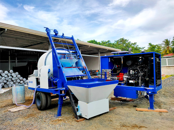 concrete mixer pumps