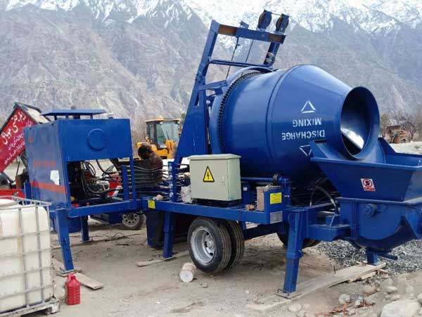 ABJZ40C diesel concrete pump mixer Pakistan