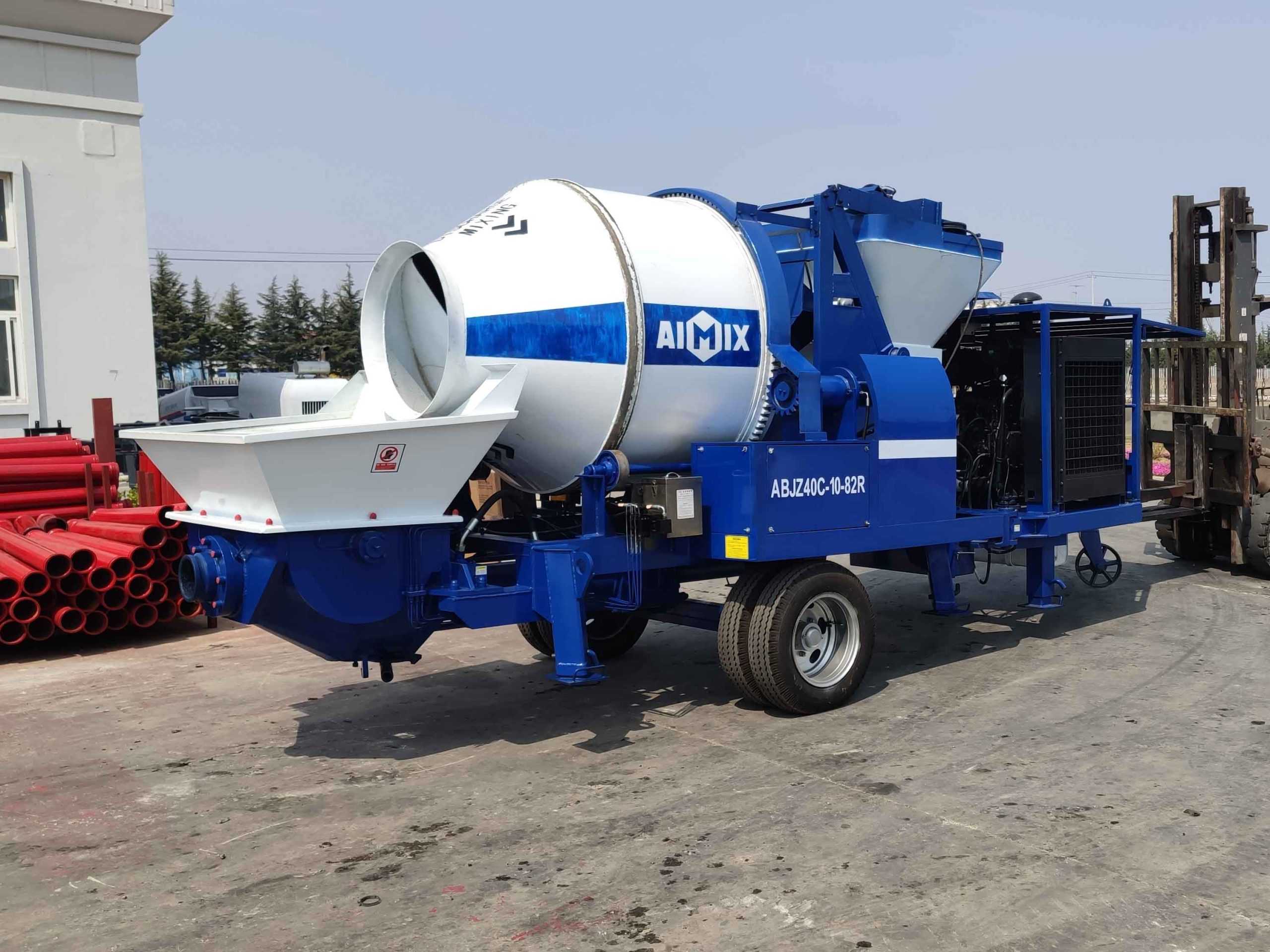 Concrete Mixer Pump Machine