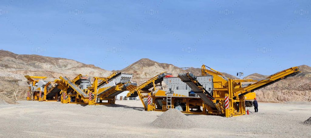 mobile crusher plant crawler type