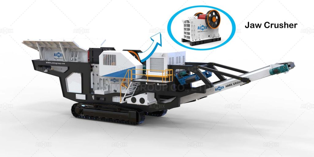 track jaw crusher machine