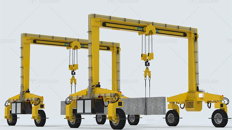 Rubber Tired Crane