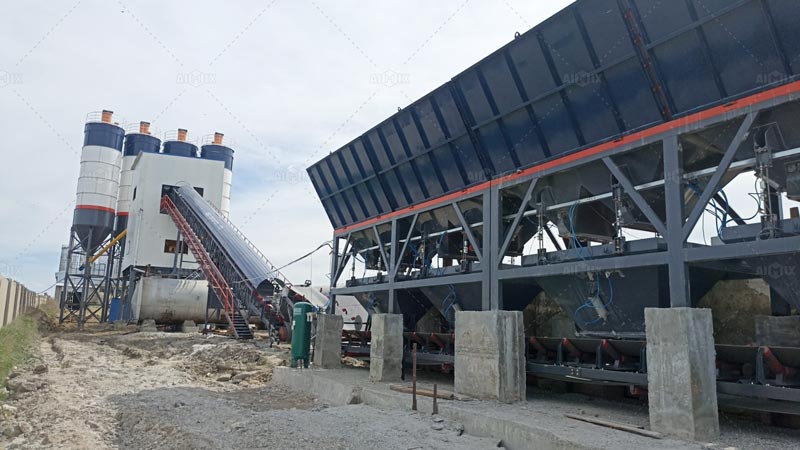 Large Capacity Ready Mix Concrete Plant