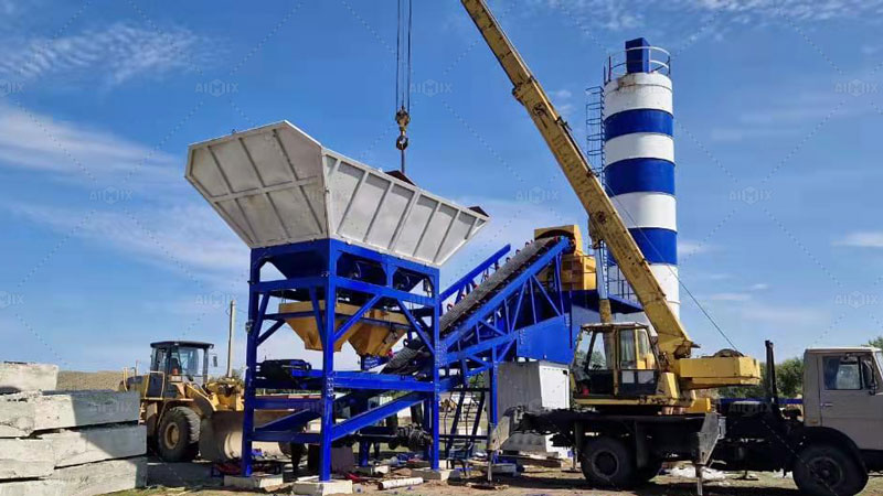 Mobile Concrete Mixer Plant for Sale