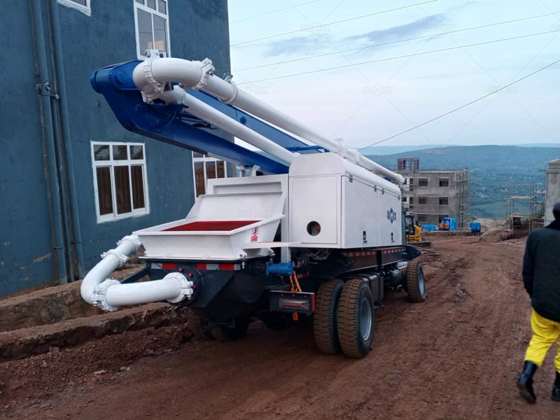 boom concrete pump from Aimix in South Africa