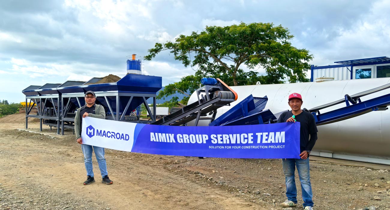 ALT40 drum mixing asphalt plant installed in Fiji
