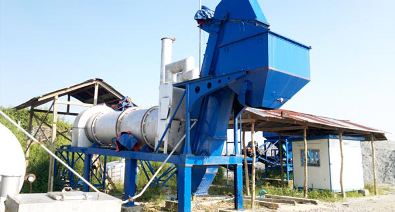 mini asphalt plant application